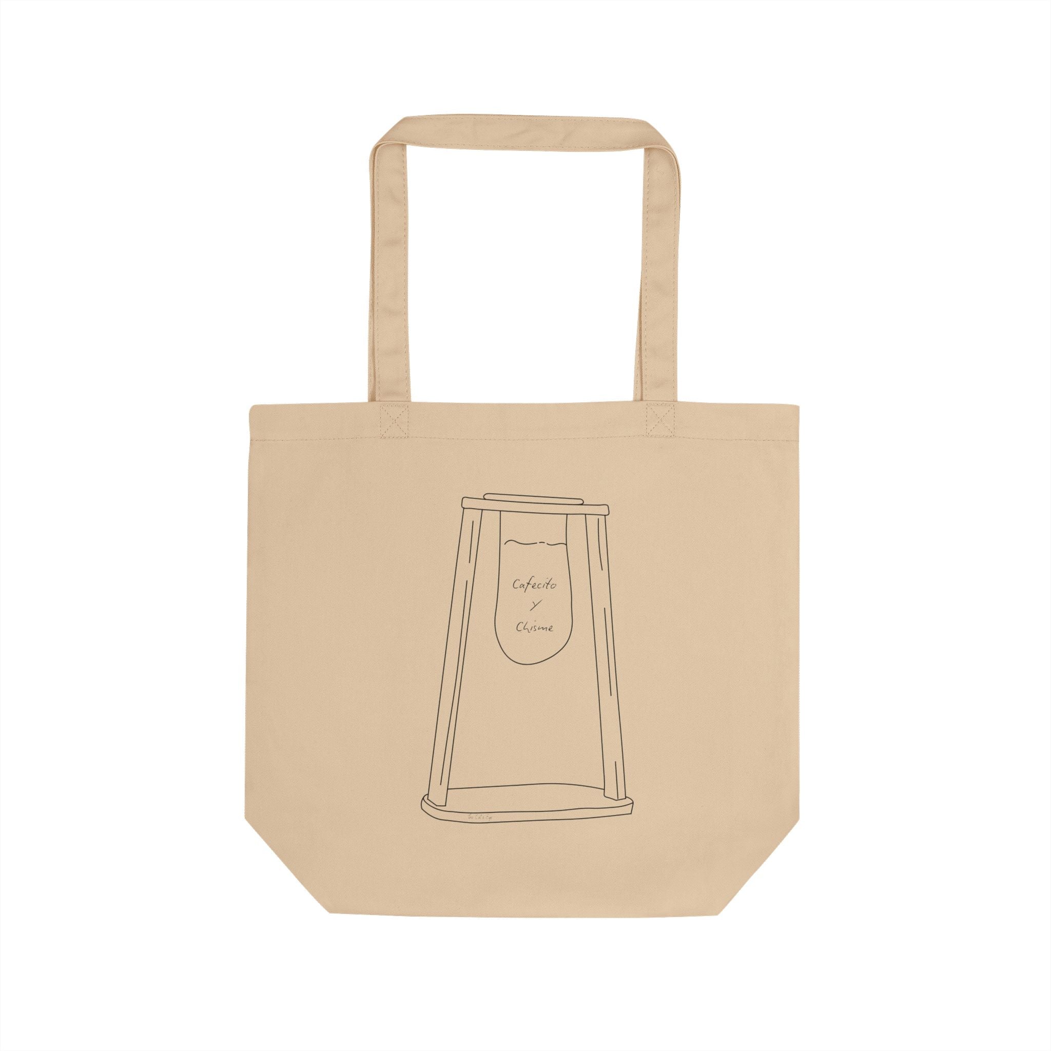 Cafecito y Chisme Canvas Tote Bag