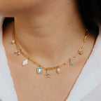 Collar con dije "Cabeza en las nubes"