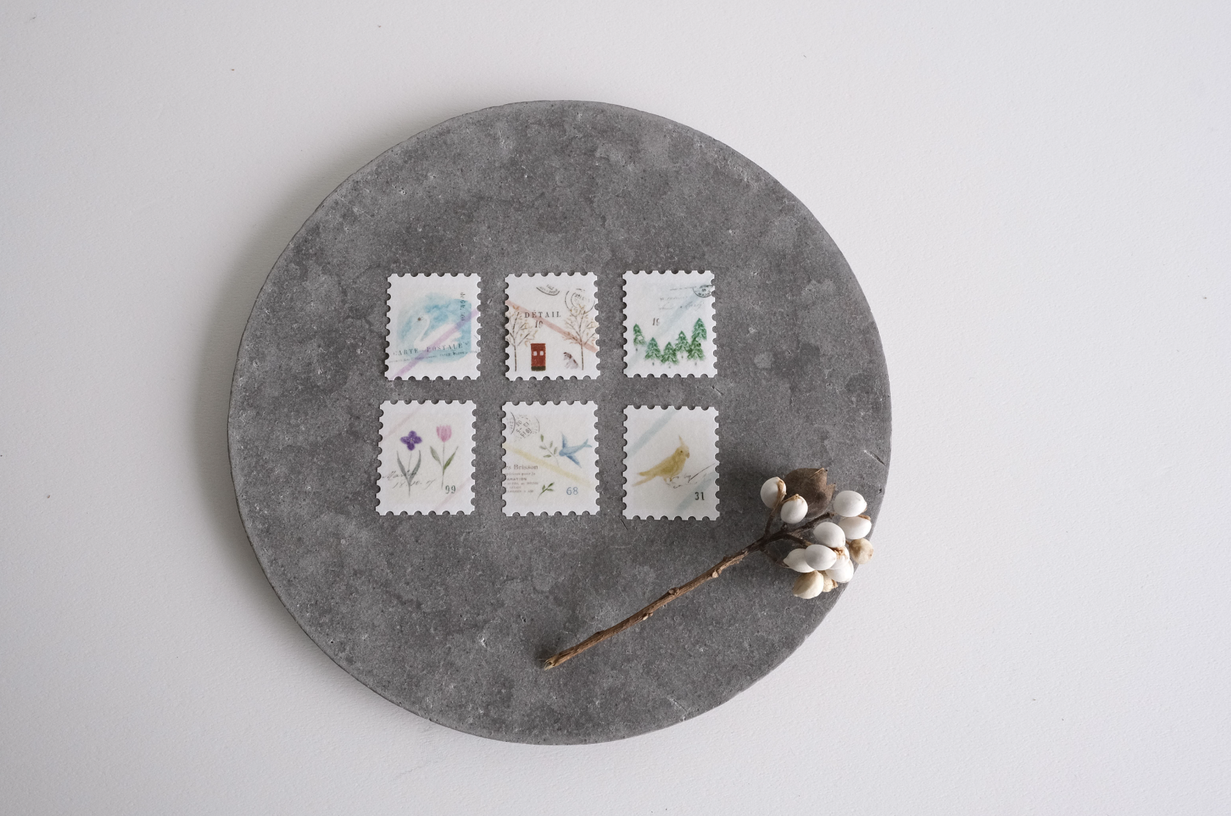 YOHAKU Flake Stickers “Collection” – Japanese Washi Sticker