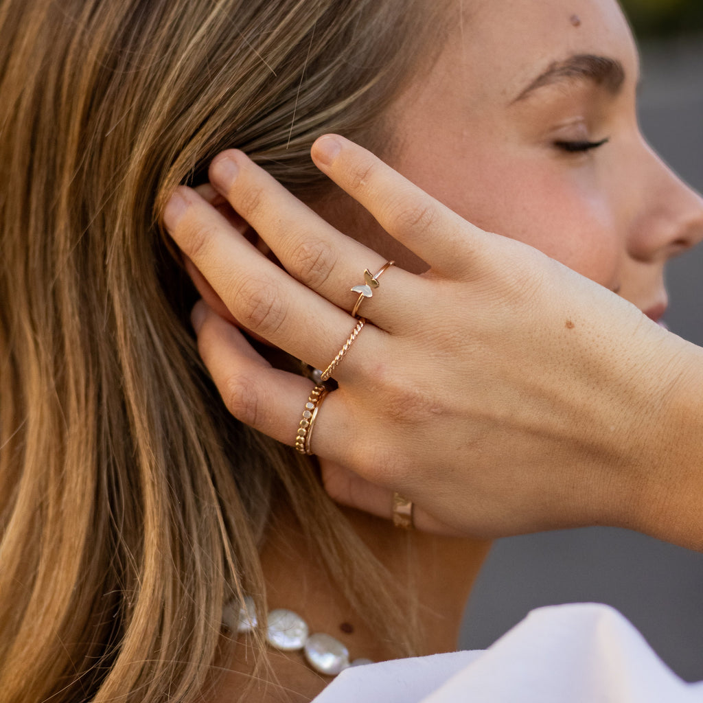 Anillo apilable Cora