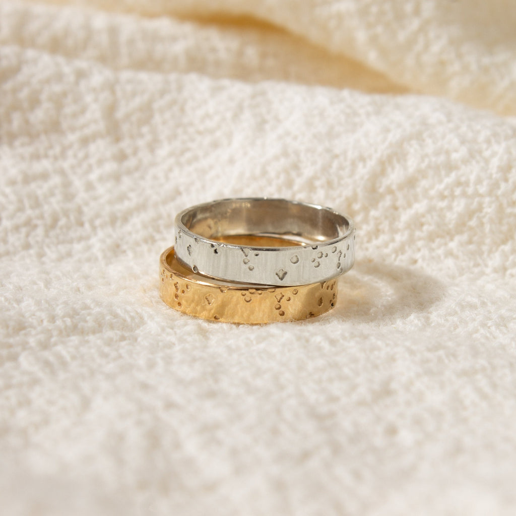 Banda de estrellas celestes