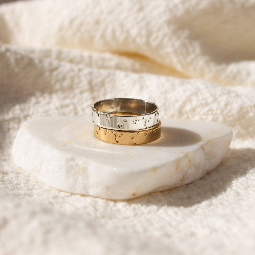 Banda de estrellas celestes