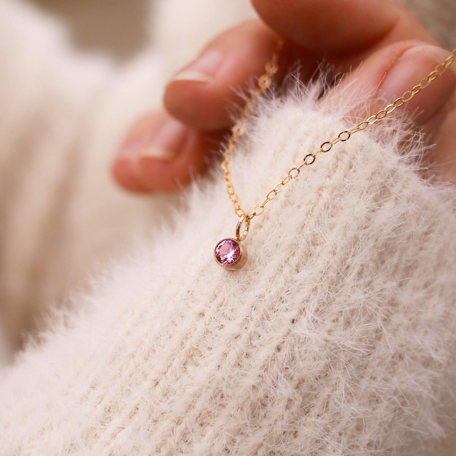 Birthstone Charm Necklace
