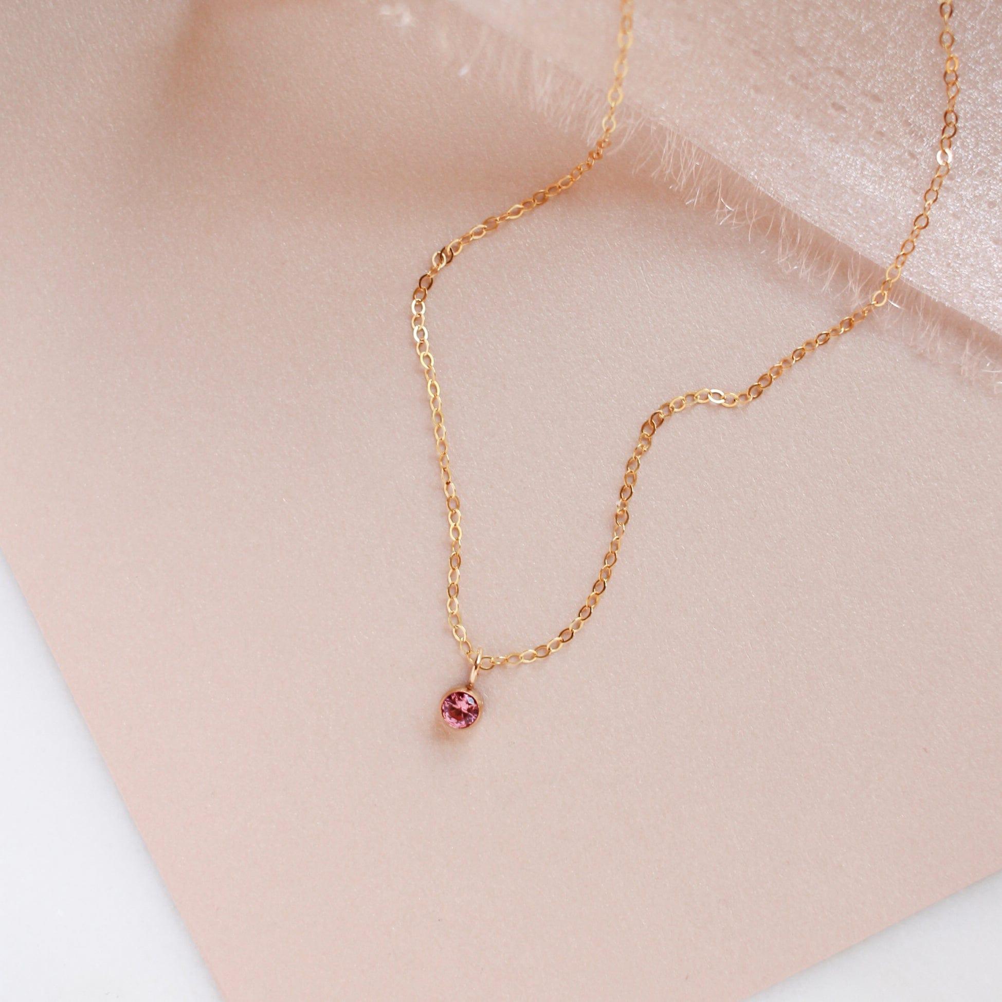 Birthstone Charm Necklace
