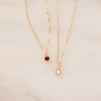 Birthstone Charm Necklace