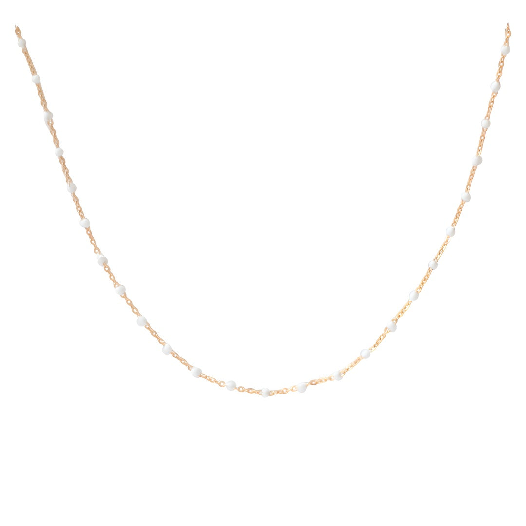 Cadena de cuentas de esmalte