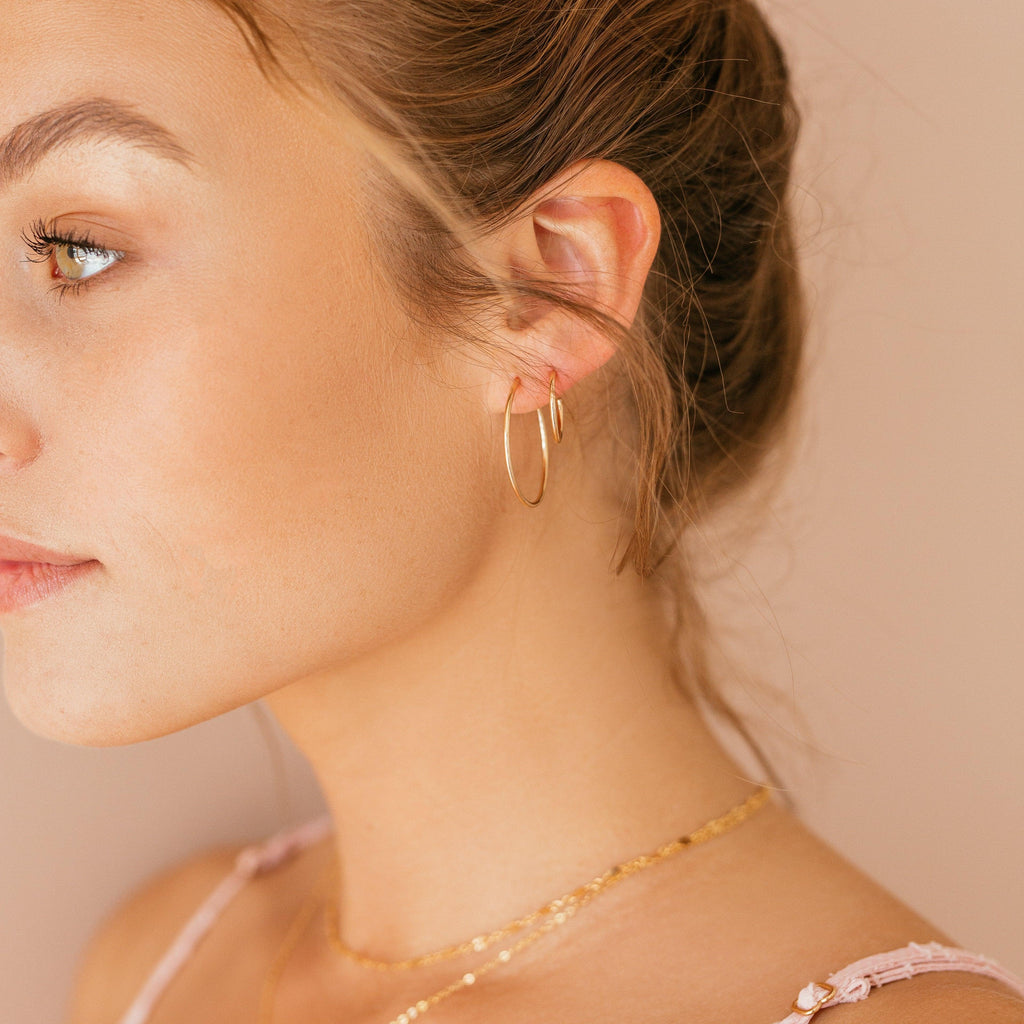 Small Everyday Hoop Earrings