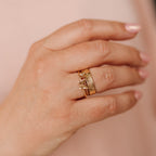 Anillo de mariposa pequeña