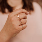 Anillo de mariposa pequeña