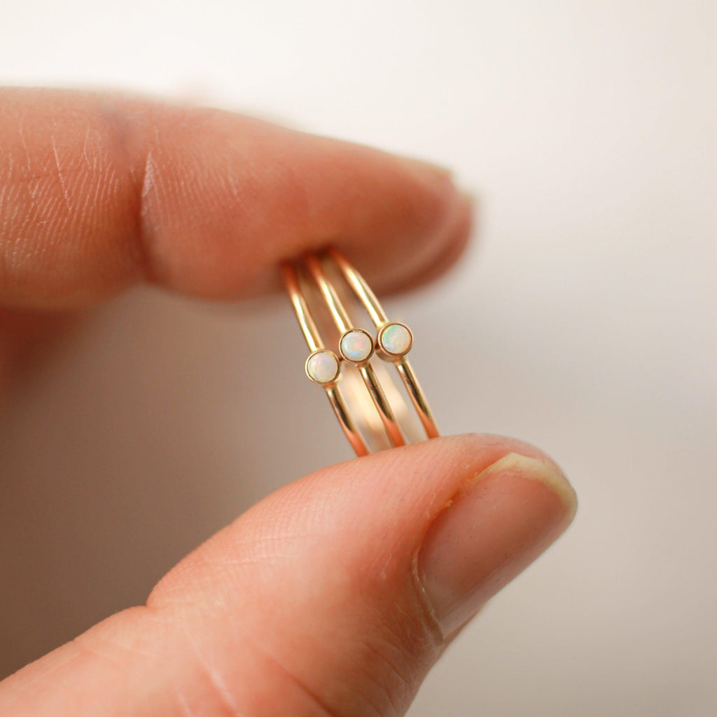 Tiny Opal Ring