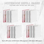 Vegan Leather Organizational Notebook/Journal A5/A6 (3 Paper Options) by Multitasky